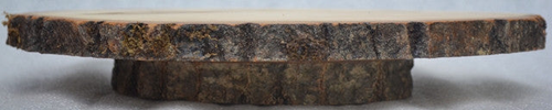 Rustic Lazy Susan, Log Slice with bark