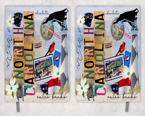 North Carolina Printed 8 Inch  A-5 Journal - 2564-5270