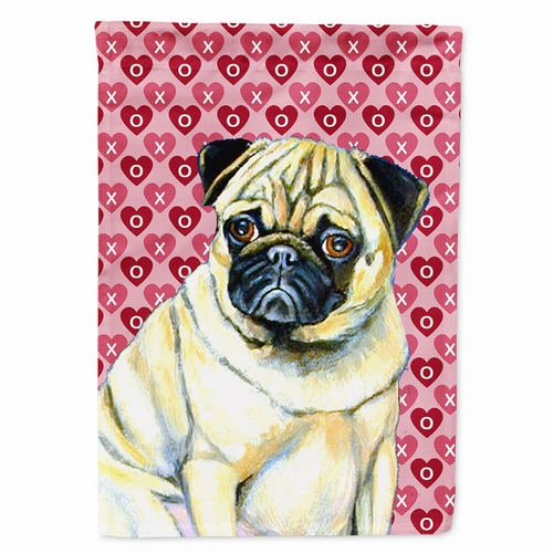 Hearts Love and Valentine's Day Dog Portrait Flag Garden Size - LH9162GF