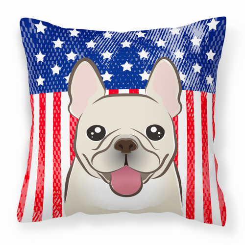 USA Design with Dog Fabric Decorative Pillow - S000213B001695P064268V000