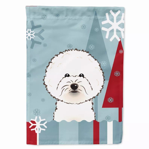 Winter Holiday/Dog Breed Flag Canvas - BB1713CHF