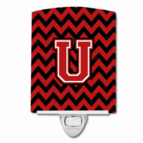 Letter Chevron Ceramic Night Light - CJ1047-UCNL