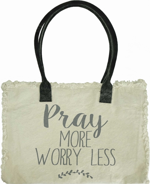 Pray More Worry Less Market Tote Pray More Worry Less Market Tote