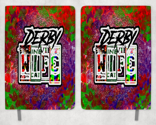 Derby Wife  Printed 8 Inch  A-5 Journal