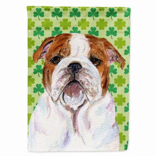 St. Patrick's Day Shamrock Dog Portrait Flag Garden Size - SS4415GF