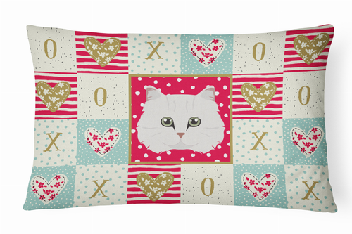Cat Face Love Fabric Decorative Pillow - CK5103PW1216