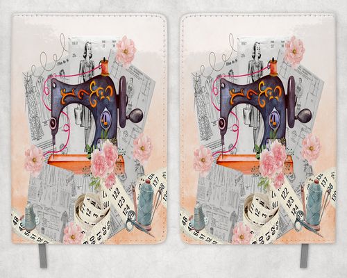 Sewing Printed 8 Inch  A-5 Journal