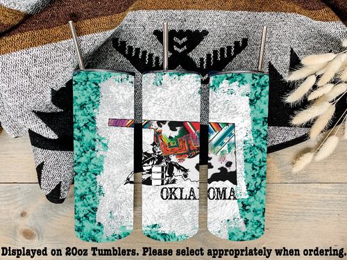 Barrel Racer Oklahoma Steel Tumbler Barrel Racer Oklahoma Steel Tumbler