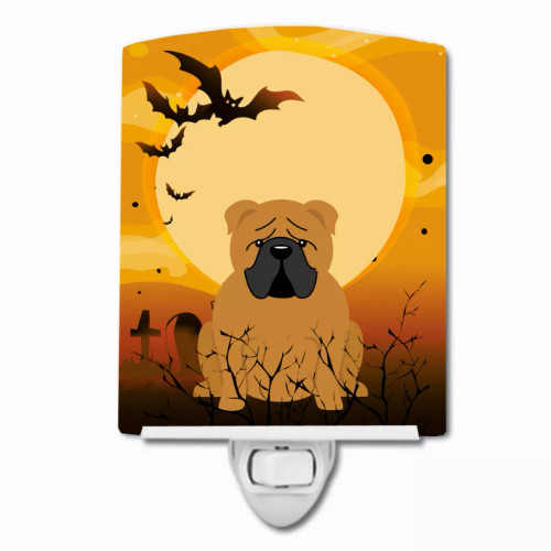 Halloween Design with Dog Ceramic Night Light - S000213B001695P099925V000