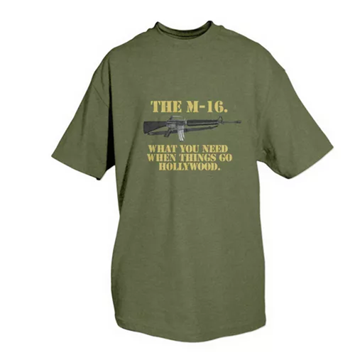 M-16 T-Shirt, Olive Drab