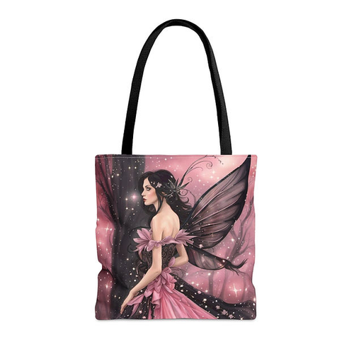 Whispering Woodland Fairy Tote Bags by Fantasia Moon