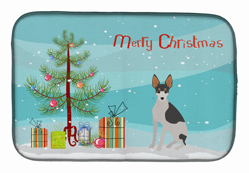 Dog Breed/Merry Christmas art Dish Drying Mat - CK3502DDM