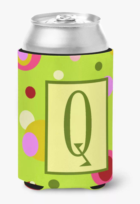 Monogram Letter Can or Bottle Hugger - CJ1010-QCC