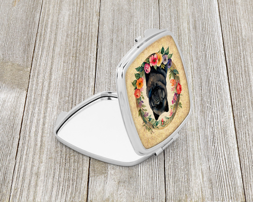Black Compact Mirror