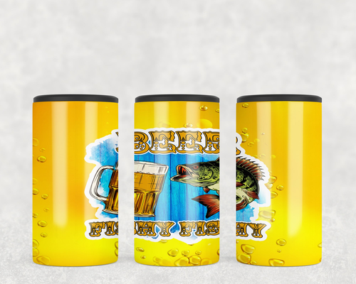 Beer Fishy Fishy   Steel can hugger - optional speaker Beer Fishy Fishy   Steel can hugger - optional speaker