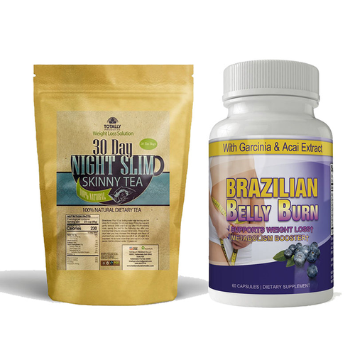 Night Slim Skinny Tea and Brazilian Belly Burn Combo Pack - COMBO163