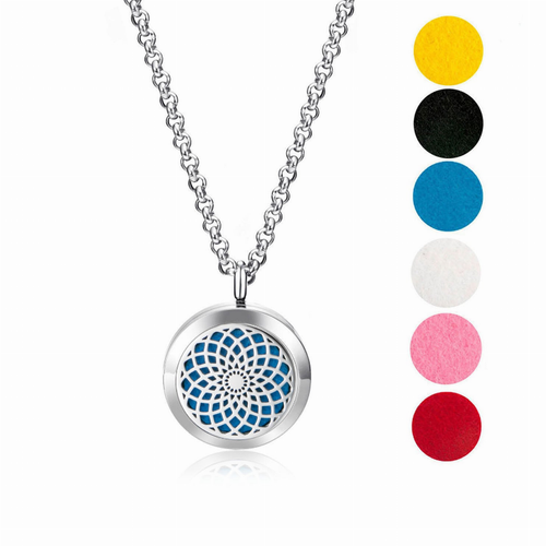 Necklace Diffusers (Stainless Steel) - SS-SUNFL-GS0