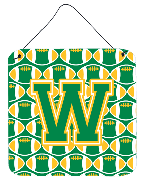 Letter Football Wall or Door Hanging Prints - CJ1069-WDS66