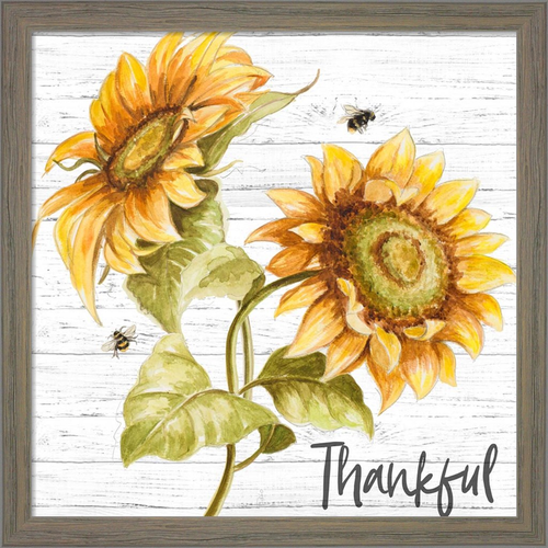 Harvest Gold Sunflower Bouquet by Patricia Pinto, Framed Art