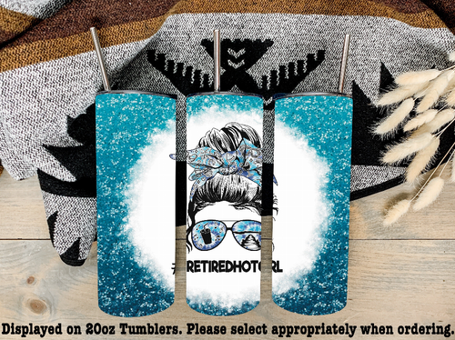Retired Hot Girl Steel Tumbler