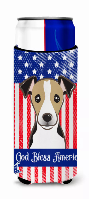 American Flag and Dog Ultra Hugger for slim cans - S000213B001695P061963V000