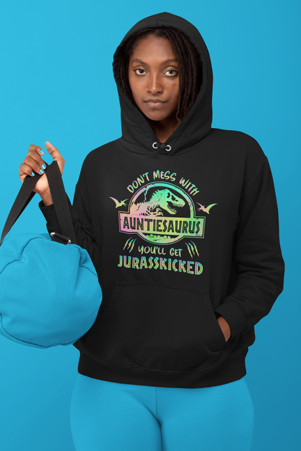 Family-saurus Jurasskicked hoodies - select family members - SqFam329