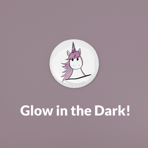 Unicorn Glow in the Dark Pin - 149900600