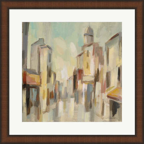 Pastel Street I by Silvia Vassileva, Framed Art