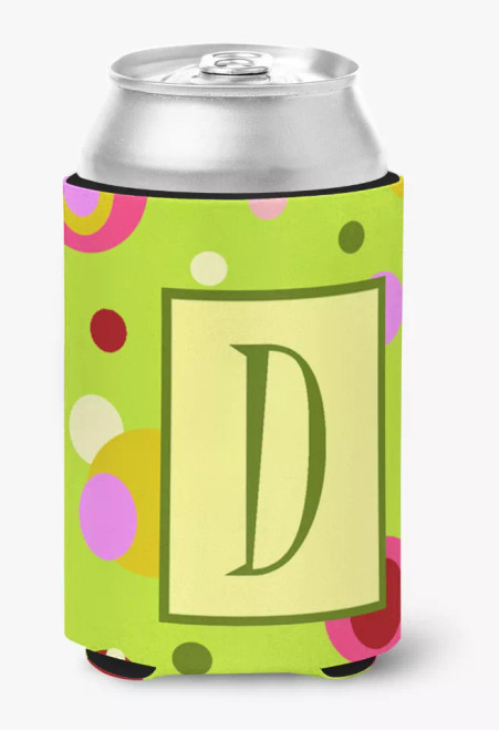 Monogram Letter Can or Bottle Hugger - CJ1010-DCC
