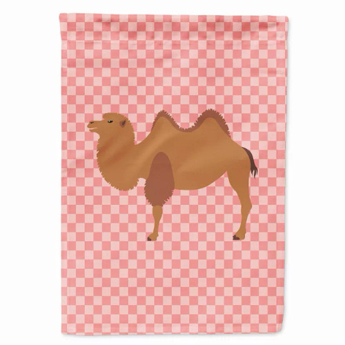 Animal/Bird Themed Pink Check Flag Canvas - BB7818CHF