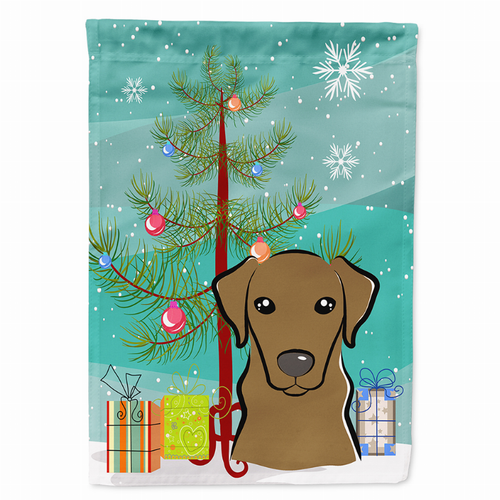 Christmas Tree/Dog  Breed Flag Canvas - BB1606CHF