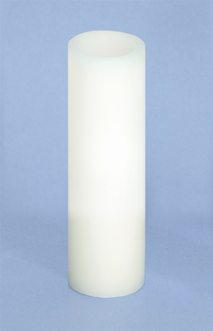 LED Wax Pillar Candle (Set of 6 ) 1.75"Dx6"H Wax/Plastic - 2 AA Batteries Not Included
