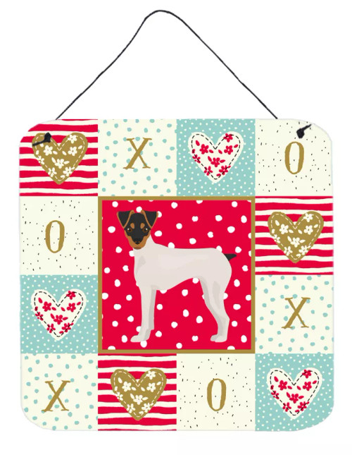 Japanese Terrier Love Wall or Door Hanging Prints