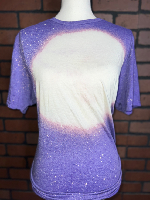 Gildan Purple Bleach Blank Tee - TheBlendedOwl000560