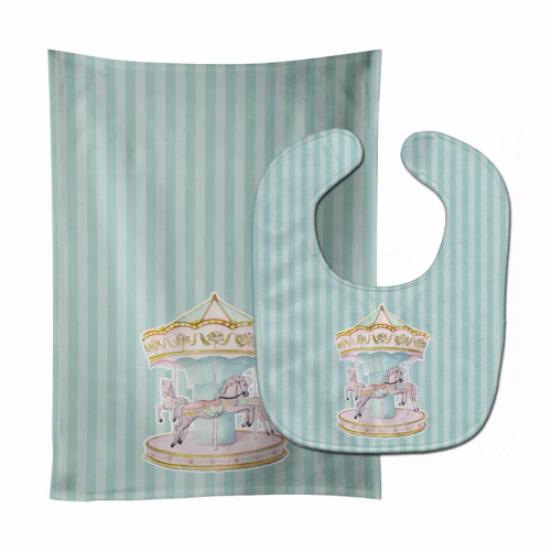 Amusement Baby Bib & Burp Cloth - BB6857STBU