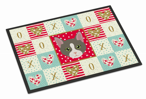 Cat Face XOXO Mat - CK5092JMAT