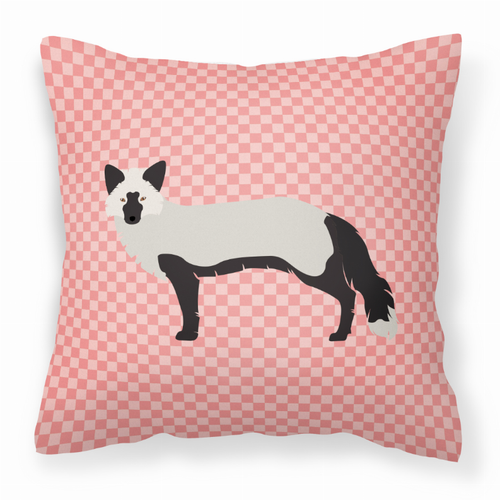 Animal Art Checkboard Design Fabric Decorative Pillow - BB7871PW1414