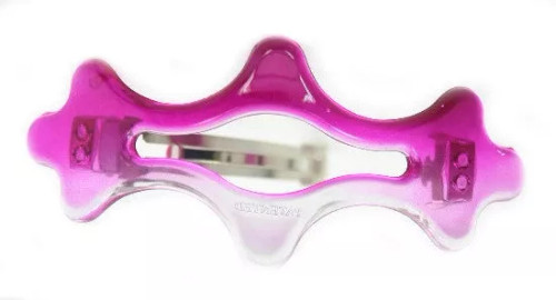 Open Bi Crystal Color Crown Barrette - 37575-2005-06