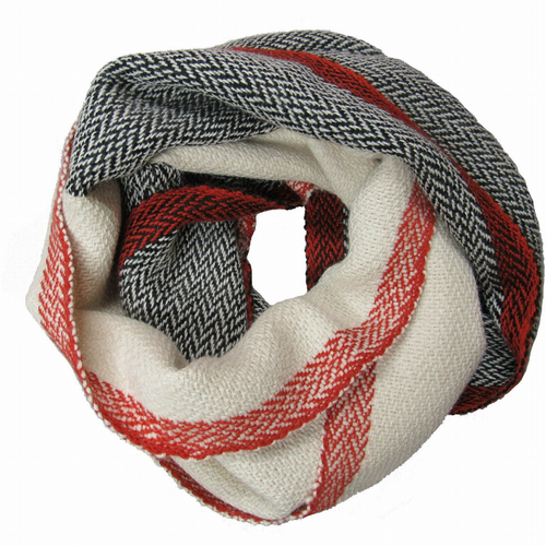 Herringbone Infinity Scarf - INV-FC-HBSCARF-ORN