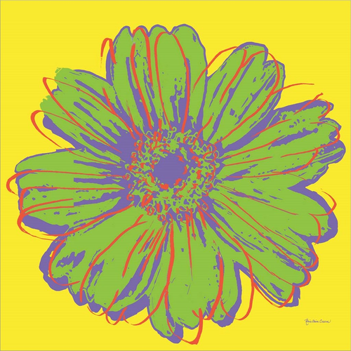 Flower Pop Art V by Marie-Elaine Cusson, Canvas Art