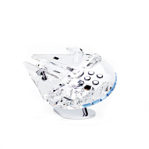 Swarovski Star Wars Millennium Falcon Ship Figurine Swarovski Star Wars Millennium Falcon Ship Figurine