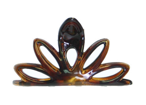 Covered Daisy Hair Claw Tortoise Shell - 685-02