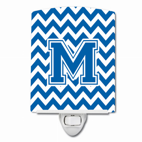 Letter Chevron Ceramic Night Light - CJ1056-MCNL