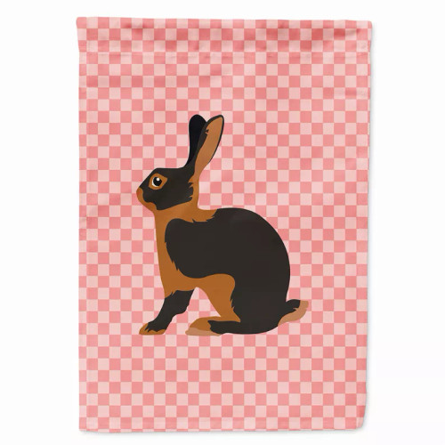 Animal/Bird Themed Pink Check Flag Canvas - BB7963CHF