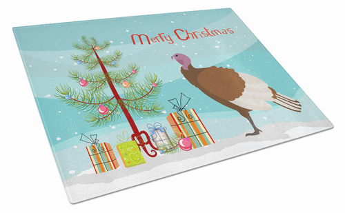 Christmas Animals Glass Cutting Board Large - BB9349LCB