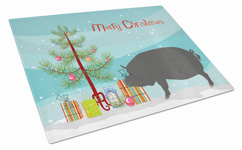 Christmas Animals Glass Cutting Board Large - BB9300LCB