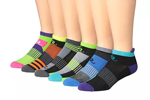 Ronnox Men's 6-Pairs Low Cut Running & Athletic Performance Socks - S001910B002302P000010V012