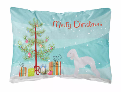 Christmas Tree Dog Art Canvas Fabric Decorative Pillow Style 16