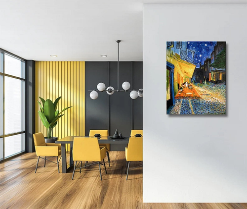 Terrace at Night by Vincent Van Gogh