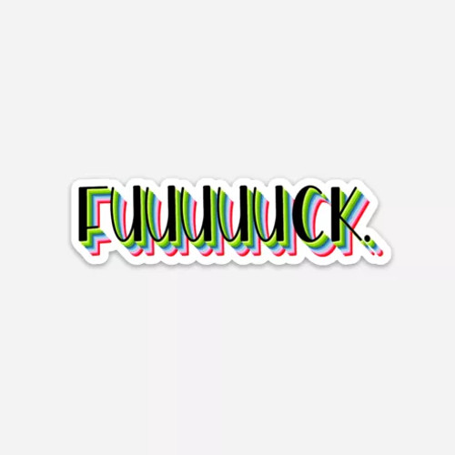 Fuck Sticker - 149901284 Fuck Sticker - 149901284